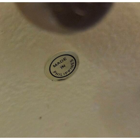 Footed Metal Tole Planter Floral Scalloped Cottage Core Yellow Philippines - Picture 6 of 7